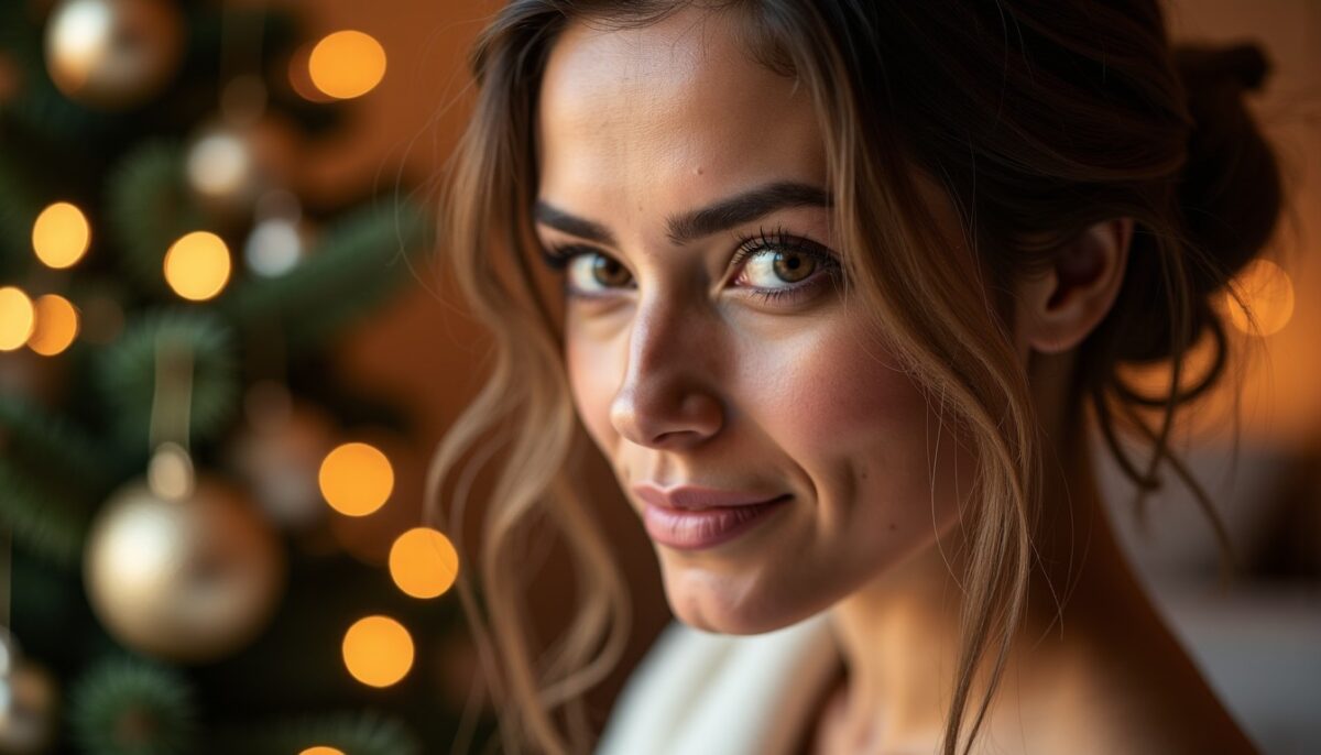 Inspirations coiffure élégantes pour briller lors du réveillon de Noël et du Nouvel An