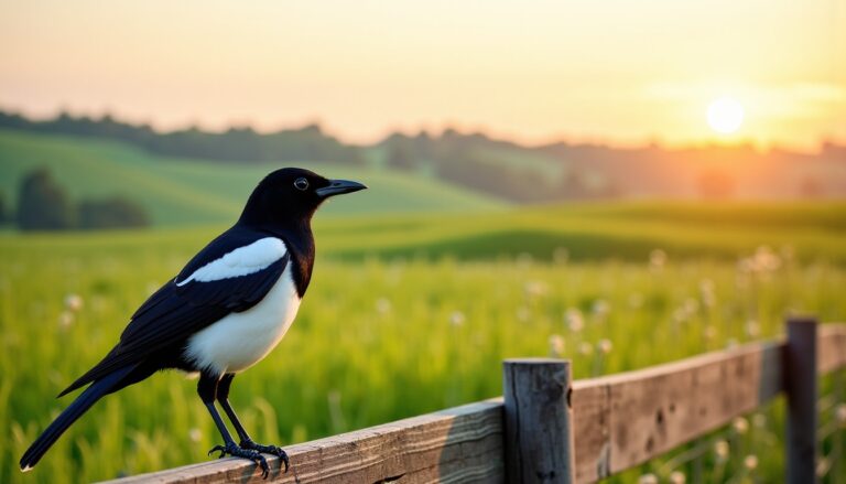Découvrir la signification spirituelle derrière la rencontre avec une pie