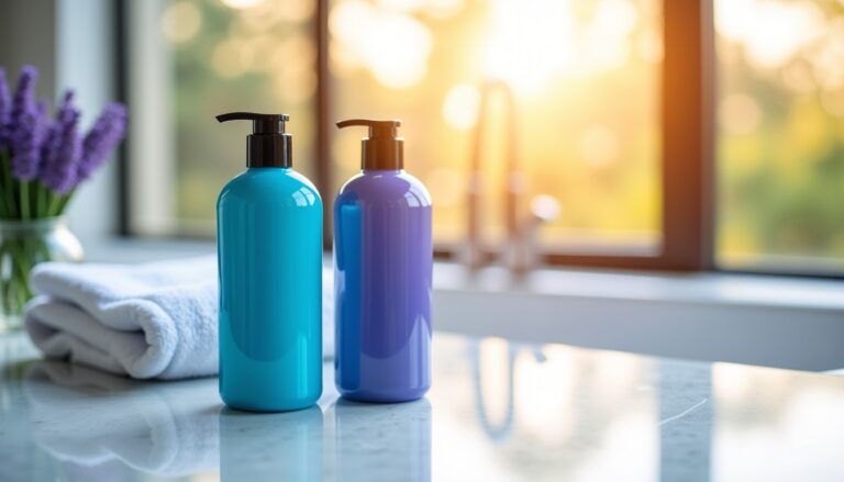 Shampoing bleu vs violet : quelle teinte choisir pour sublimer vos cheveux ?